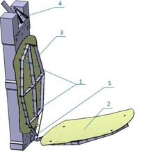 Large Ku-band Antenna System which Forms Planimetric Directional Diagram