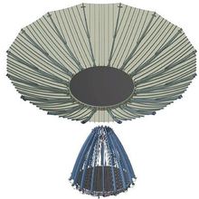 Deployable Reflector of Antenna with 4.2 m Aperture Diameter