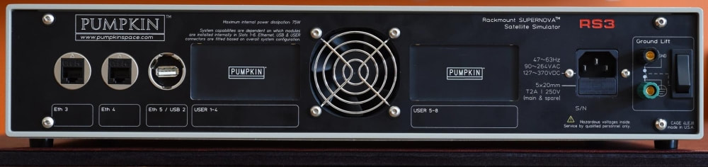 Rackmount SUPERNOVA Satellite Simulator (RS3)