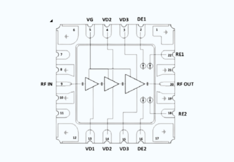 10 W GaN High Power Amplifier Packaged HPA11201721QF