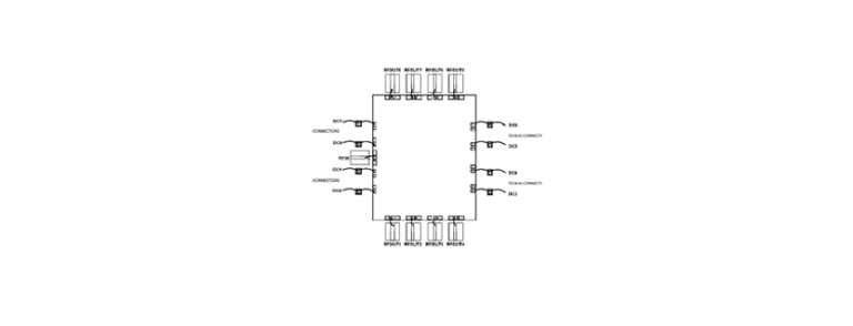 E-Band SP8T RF Switch MMIC E-SP8T-7681