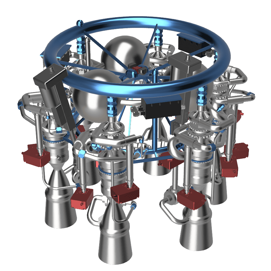 Boost Propulsion Module (6-engine cluster)