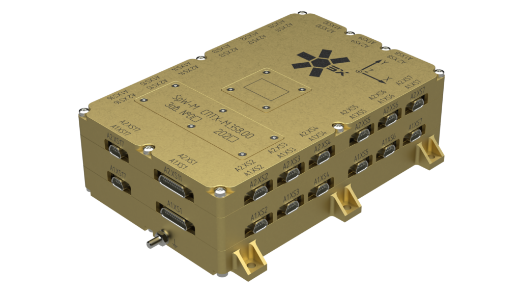 SpaceWire-router and on-board storage device of the on-board computer complex