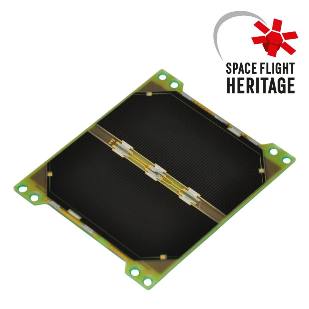 GaAs side solar panel with coils